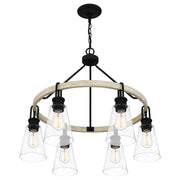 Quoizel KGB5029EK Kingsbridge Six Light Chandelier, Earth Black Alternate Image 3.jpg