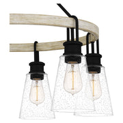 Quoizel KGB5029EK Kingsbridge Six Light Chandelier, Earth Black Alternate Image 4.jpg