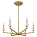 Quoizel LOT5026AB Lottie Six Light Chandelier, Aged Brass Alternate Image 3.jpg