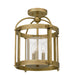 Quoizel MCP1714WS McPherson Three Light Semi Flush Mount, Weathered Brass Alternate Image 2.jpg