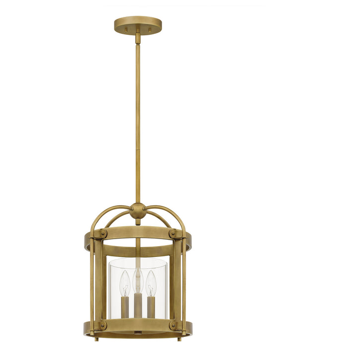 Quoizel MCP2814WS McPherson Three Light Pendant, Weathered Brass Alternate Image.jpg