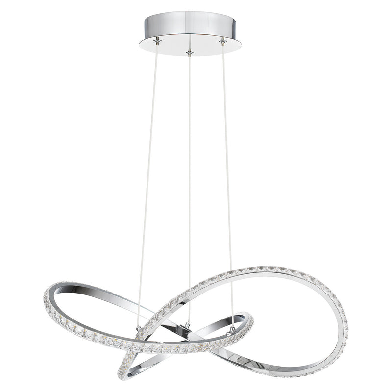 Quoizel PCRUM2818C Rumi LED Pendant, Polished Chrome Alternate Image.jpg