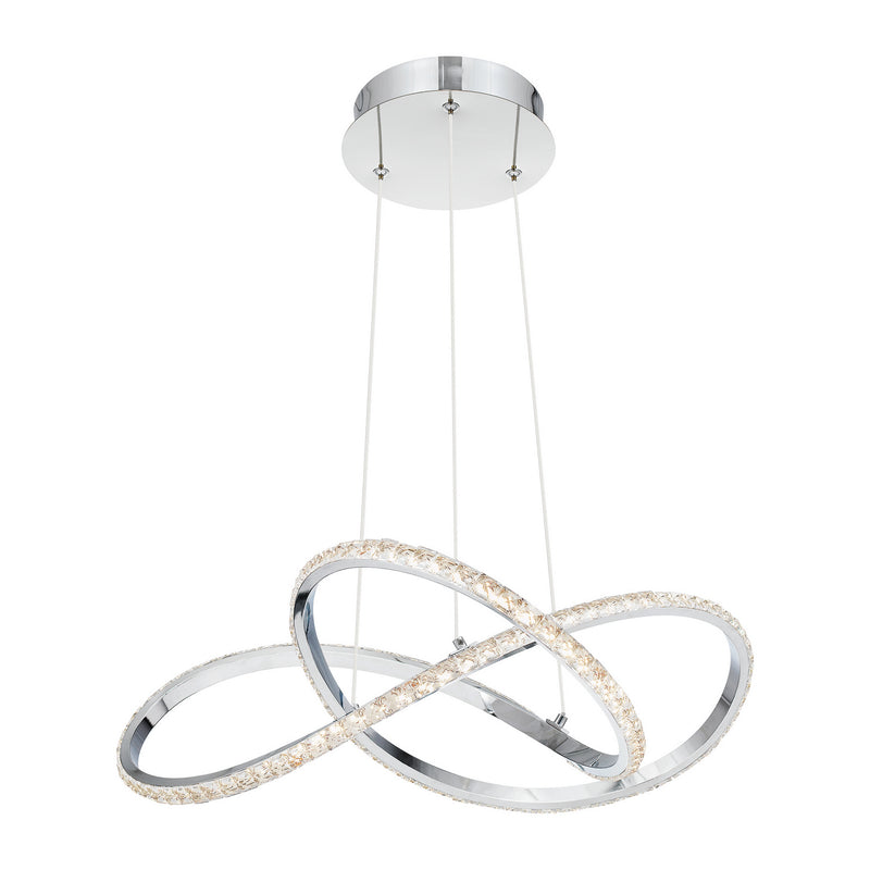 Quoizel PCRUM2818C Rumi LED Pendant, Polished Chrome Alternate Image 3.jpg