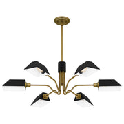 Quoizel QCH5350AB Sienna Six Light Chandelier, Aged Brass Alternate Image 3.jpg