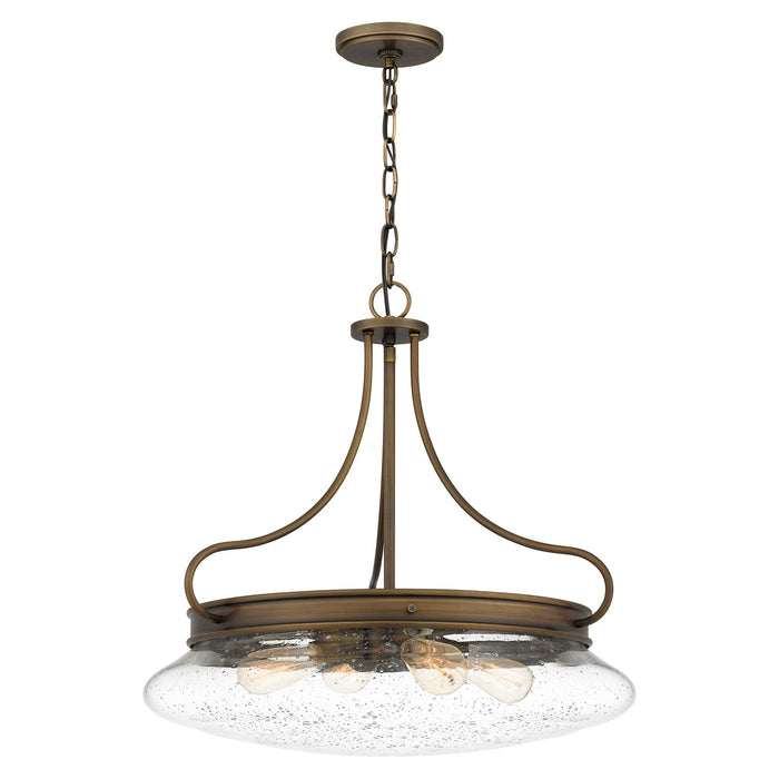 Quoizel QOP5222FR Tucker Four Light Pendant, French Bronze Alternate Image 2.jpg