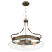 Quoizel QOP5222FR Tucker Four Light Pendant, French Bronze Alternate Image 3.jpg