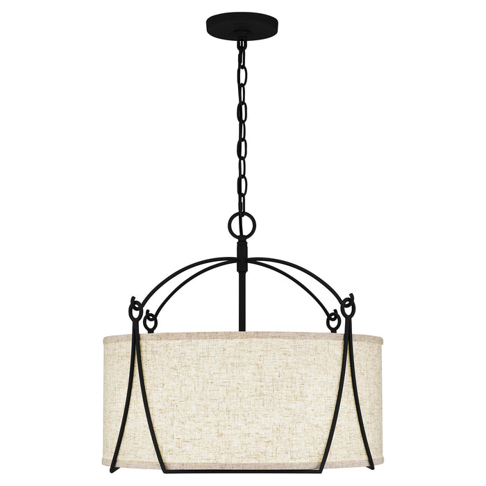 Quoizel QOP5355EK Adeline Four Light Pendant, Earth Black Alternate Image 2.jpg