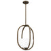 Quoizel QP5341SU Calluna One Light Pendant, Statuary Bronze Alternate Image 3.jpg