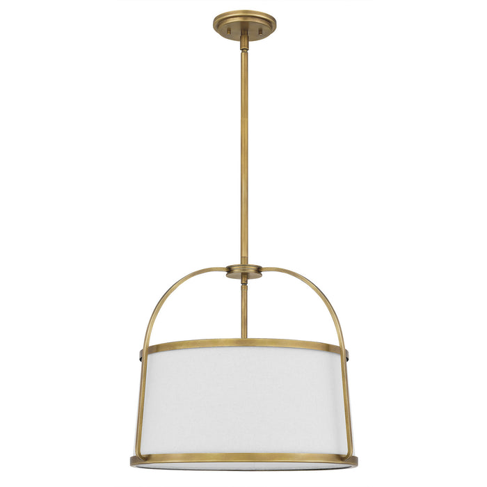 Quoizel QP5342WS York Four Light Pendant, Weathered Brass Alternate Image.jpg