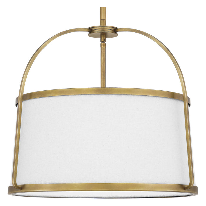 Quoizel QP5342WS York Four Light Pendant, Weathered Brass Alternate Image 4.jpg