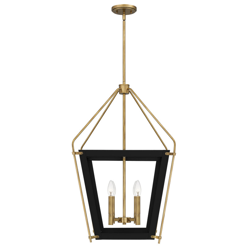 Quoizel QP5348EK Abbeville Four Light Pendant, Earth Black Alternate Image 2.jpg
