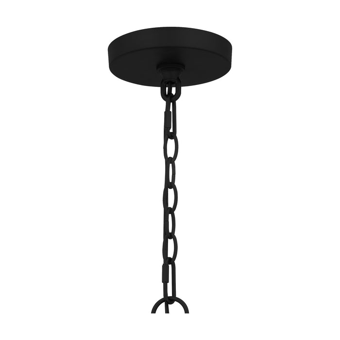 Quoizel QP5354MBK Grenelle Four Light Pendant, Matte Black Alternate Image.jpg