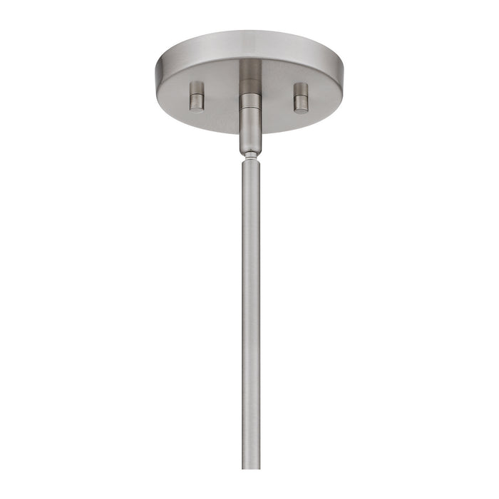 Quoizel QP5360BN Iona One Light Pendant, Brushed Nickel Alternate Image 3.jpg