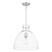 Quoizel QP5363C Atelier One Light Pendant, Polished Chrome Alternate Image.jpg