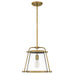 Quoizel QPP5344WS Cardiff One Light Mini Pendant, Weathered Brass Alternate Image.jpg