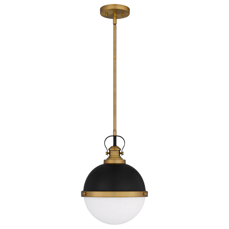 Quoizel QPP5352MBK Sullivan One Light Mini Pendant, Matte Black Alternate Image.jpg