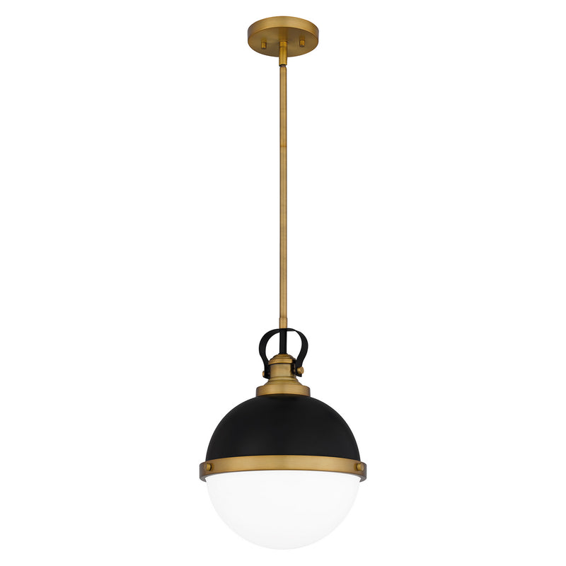 Quoizel QPP5352MBK Sullivan One Light Mini Pendant, Matte Black Alternate Image 2.jpg