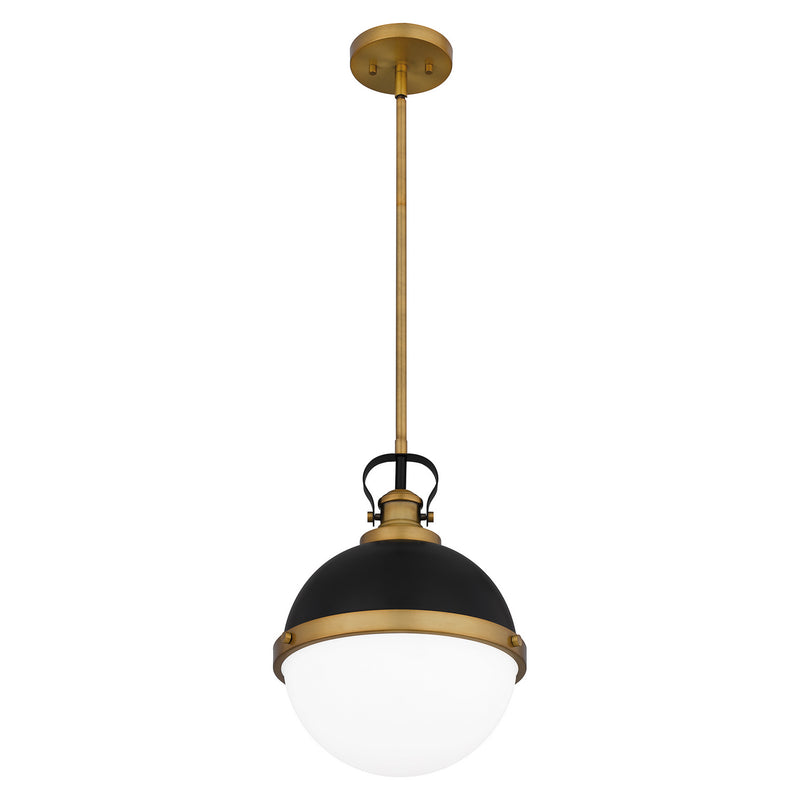 Quoizel QPP5352MBK Sullivan One Light Mini Pendant, Matte Black Alternate Image 3.jpg