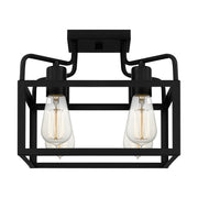 Quoizel QSF5349MBK Paulsen Four Light Semi-Flush Mount, Matte Black Alternate Image 2.jpg