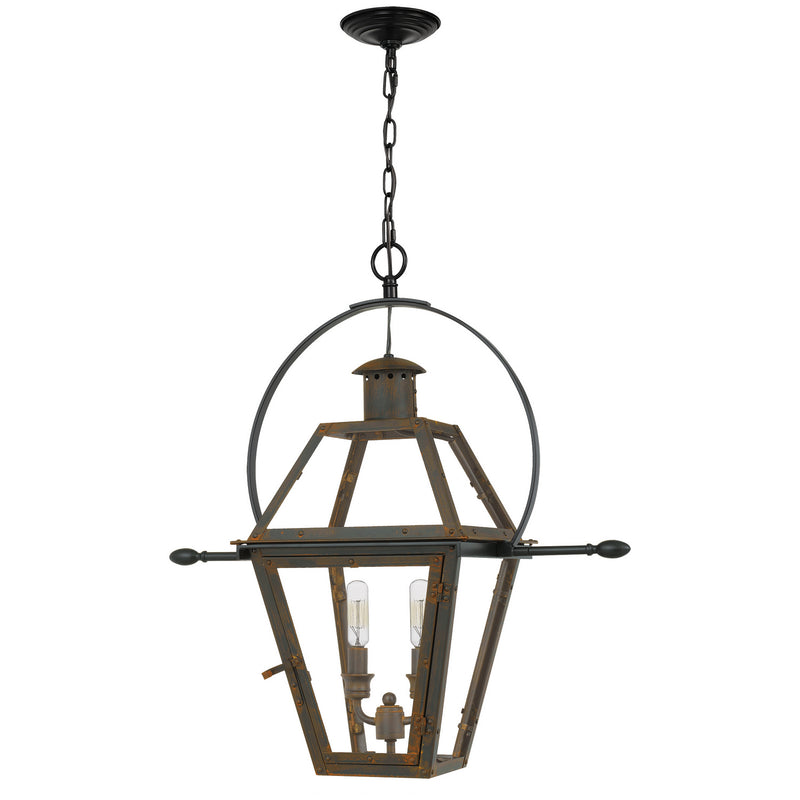 Quoizel RO2811IZ Rue De Royal Two Light Pendant, Industrial Bronze Alternate Image.jpg