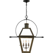 Quoizel RO2814IZ Rue De Royal Four Light Pendant, Industrial Bronze Alternate Image 3.jpg
