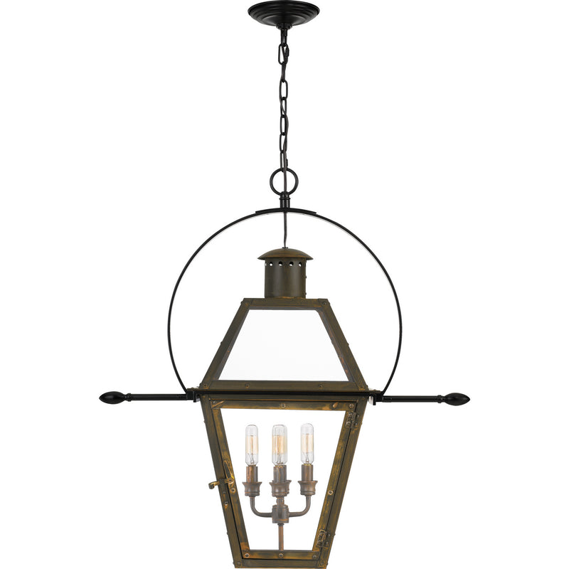 Quoizel RO2814IZ Rue De Royal Four Light Pendant, Industrial Bronze Alternate Image 3.jpg