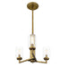 Quoizel SUN2815WS Sunburst Three Light Pendant, Weathered Brass Alternate Image 3.jpg