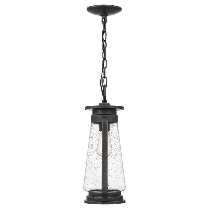 Quoizel SUT1509SPB Sutton One Light Mini Pendant, Speckled Black Alternate Image 3.jpg