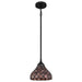 Quoizel TF5328MBK Ursa One Light Mini Pendant, Matte Black Alternate Image.jpg