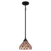 Quoizel TF5328MBK Ursa One Light Mini Pendant, Matte Black Alternate Image 2.jpg