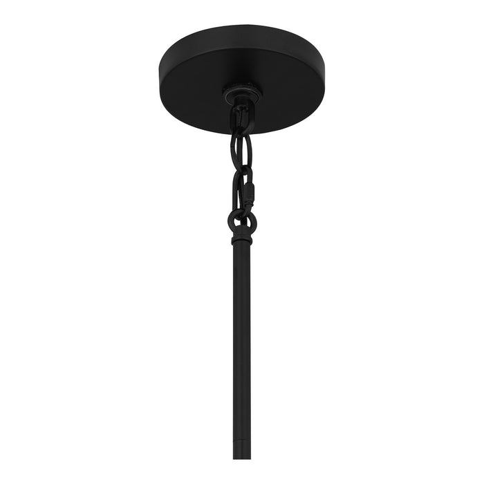 Quoizel TF5328MBK Ursa One Light Mini Pendant, Matte Black Alternate Image.jpg