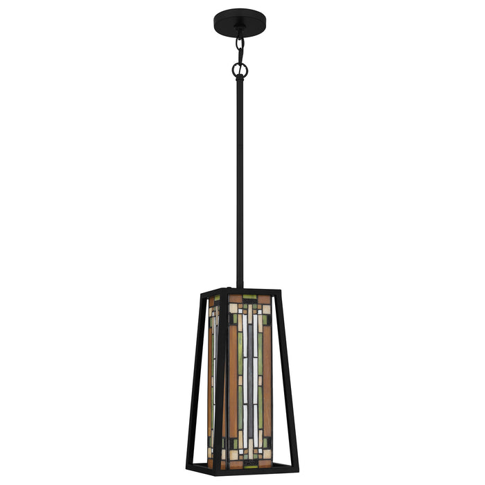 Quoizel TF5332MBK Sierra One Light Mini Pendant, Matte Black Alternate Image.jpg