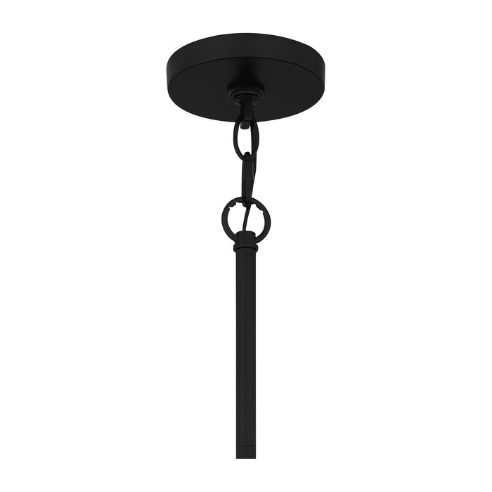 Quoizel TF5332MBK Sierra One Light Mini Pendant, Matte Black Alternate Image.jpg