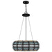 Quoizel TF5334MBK Shanghai Three Light Pendant, Matte Black Alternate Image.jpg