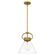 Quoizel WBS1512WS Webster One Light Mini Pendant, Weathered Brass Alternate Image.jpg
