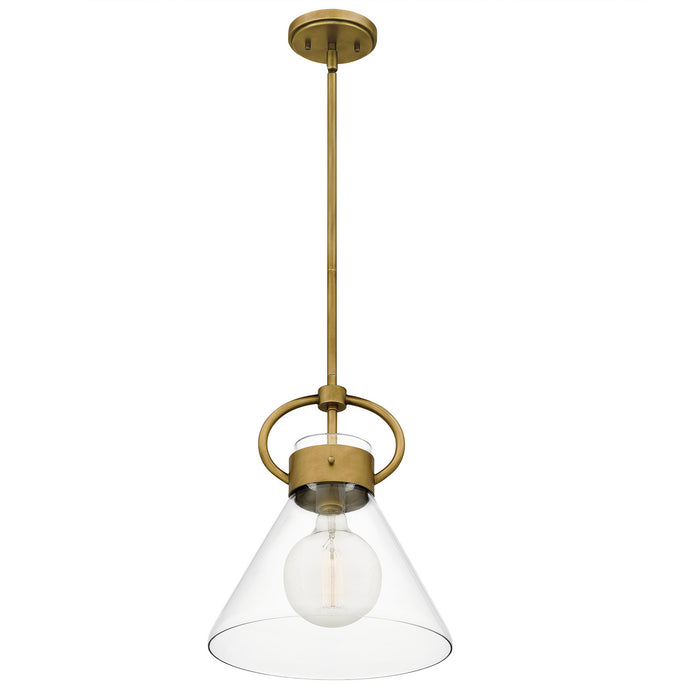 Quoizel WBS1512WS Webster One Light Mini Pendant, Weathered Brass Alternate Image 3.jpg