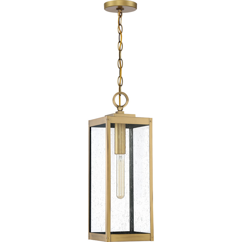 Quoizel WVR1507A Westover One Light Mini Pendant, Antique Brass Alternate Image.jpg