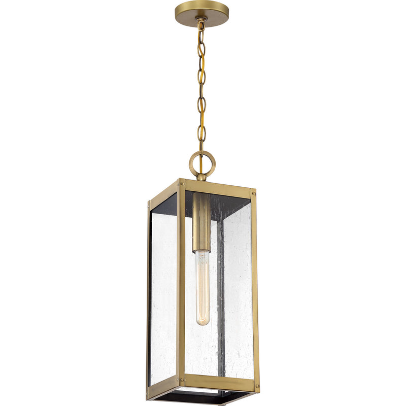 Quoizel WVR1507A Westover One Light Mini Pendant, Antique Brass Alternate Image 2.jpg