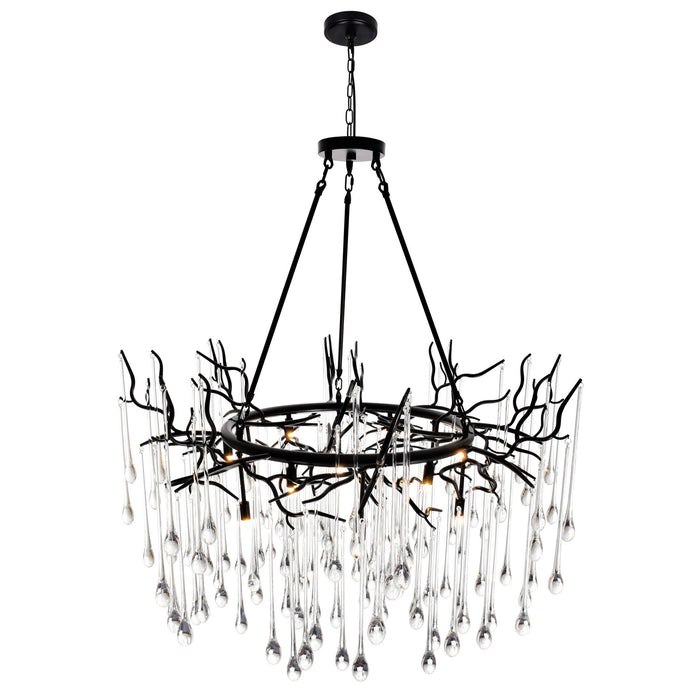 CWI Lighting 1094P43-12-101 Anita 12 Light Chandelier Black Alt 1.jpg