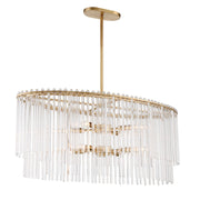 Crystorama 398-GA Bleecker Eight Light Chandelier Antique Gold Alternate Image 4.jpg