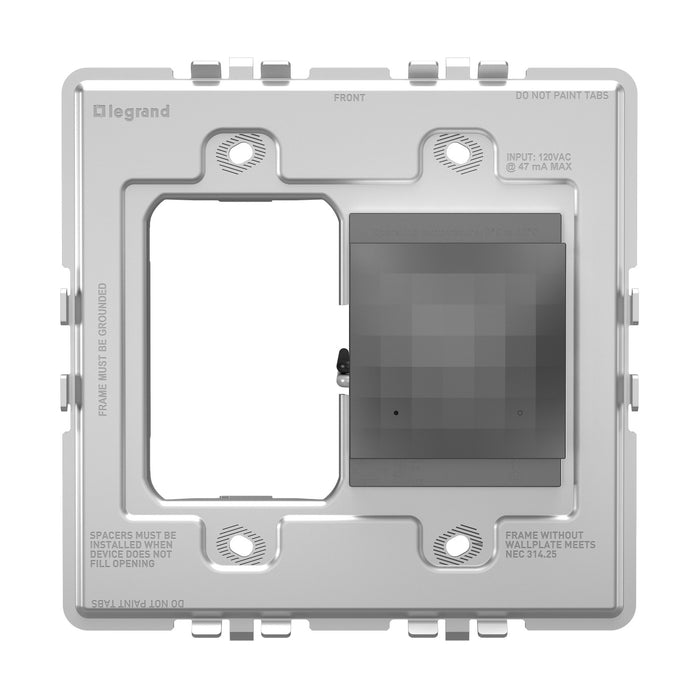 Legrand WNAH2M1 Adorne Surface Mount, Magnesium Alternate Image 4