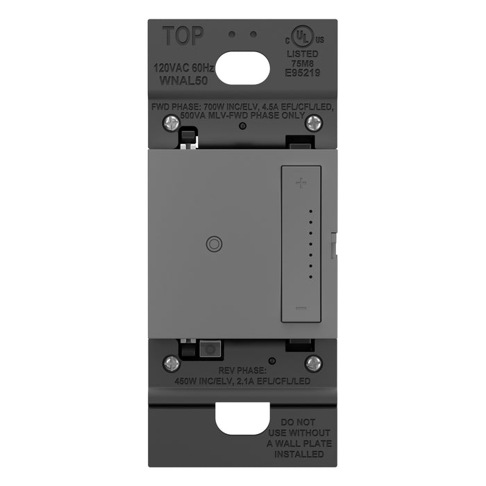 Legrand WNAL50M1 Adorne Tru-Universal Dimmer, Magnesium Alternate Image 6