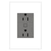 Legrand WNAR153M1 Adorne Plus-Sized 15A Outlet, Magnesium Alternate Image 2