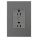 Legrand WNAR153M1 Adorne Plus-Sized 15A Outlet, Magnesium Alternate Image 3