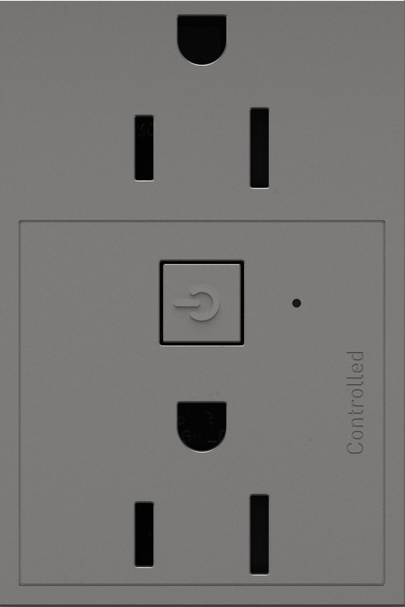 adorne® WNAR153M1 15A Smart Outlet with Netatmo Plus-Size, Magnesium Alternate Image.jpg