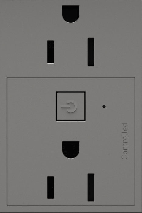 Legrand WNAR153M1 Adorne Plus-Sized 15A Outlet, Magnesium Alternate Image 5