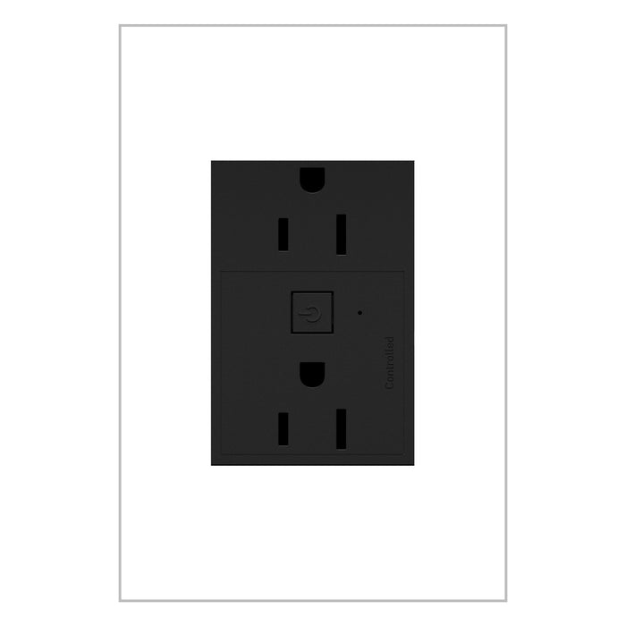 Legrand WNAR153G1 Adorne Plus-Sized 15A Outlet, Graphite Alternate Image 2