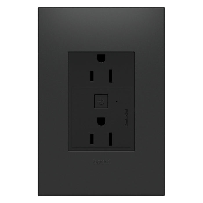 Legrand WNAR153G1 Adorne Plus-Sized 15A Outlet, Graphite Alternate Image 3