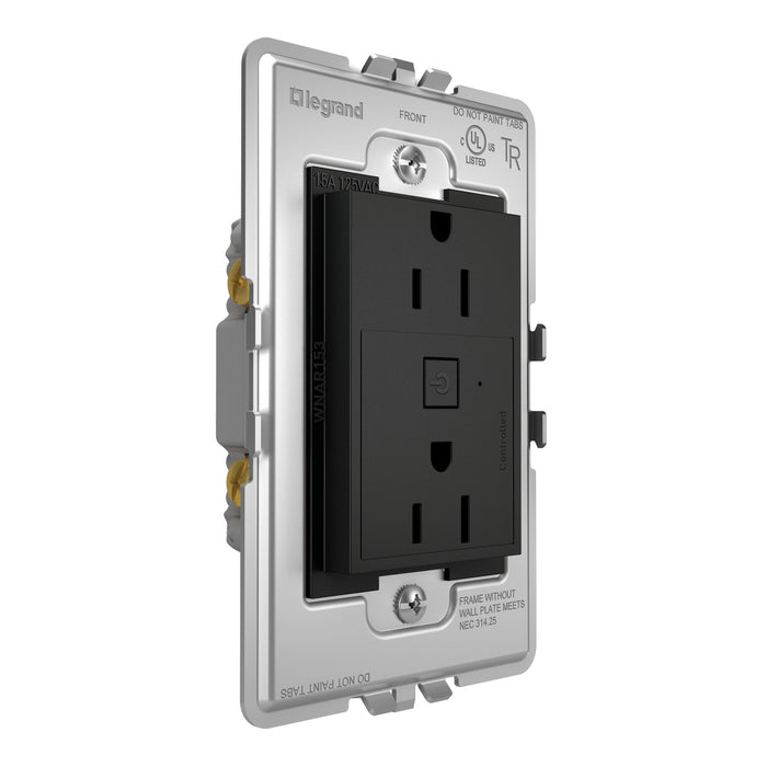 Legrand WNAR153G1 Adorne Plus-Sized 15A Outlet, Graphite Alternate Image 4