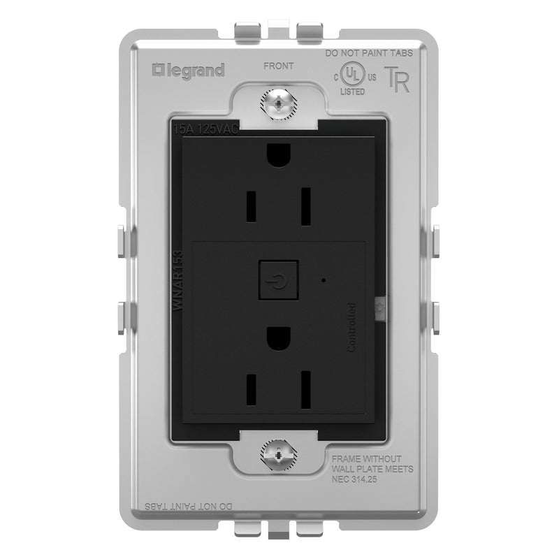 adorne® WNAR153G1 15A Smart Outlet with Netatmo Plus-Size, Graphite Alternate Image 6.jpg